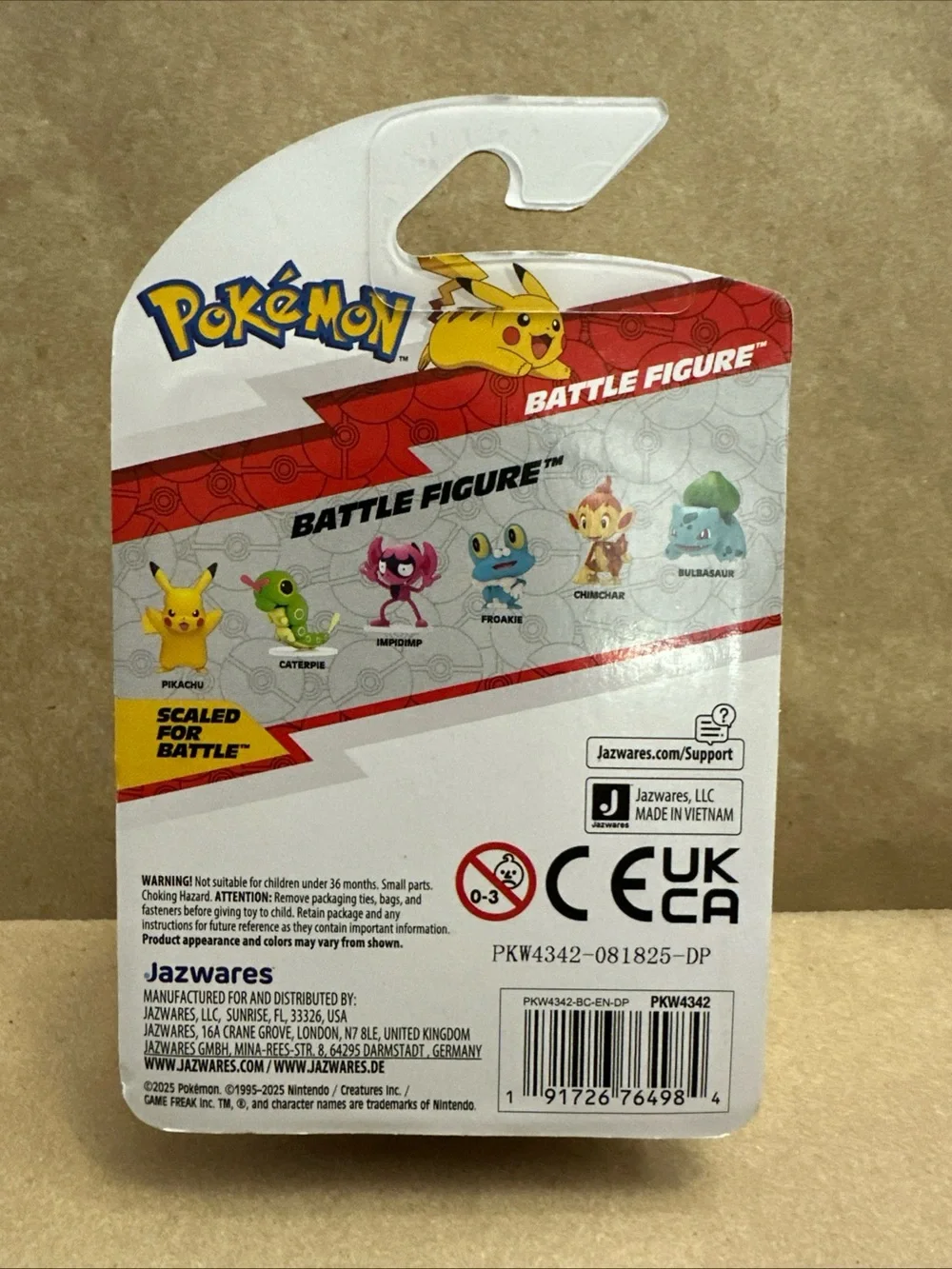 Pokémon Battle Figure - Chimchar (Orange/Yellow)